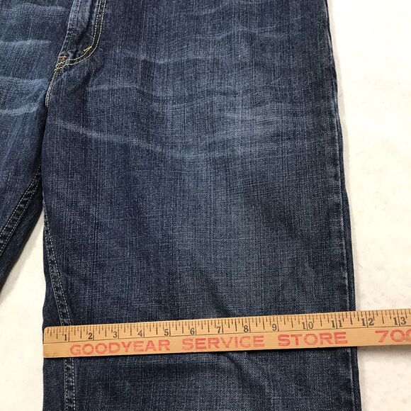 Y2K LEVIS 569 Jean Men 38x30(36/30 tag) Loose Straight Wide Leg Dark Wash Skater - Picture 8 of 15